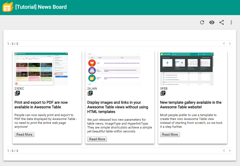 [Part 3] Customize your template – Documentation - Awesome Table Support